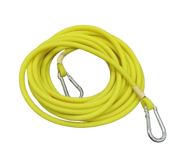 Буйреп В Ластах желтый, 4 метра, с карабинами