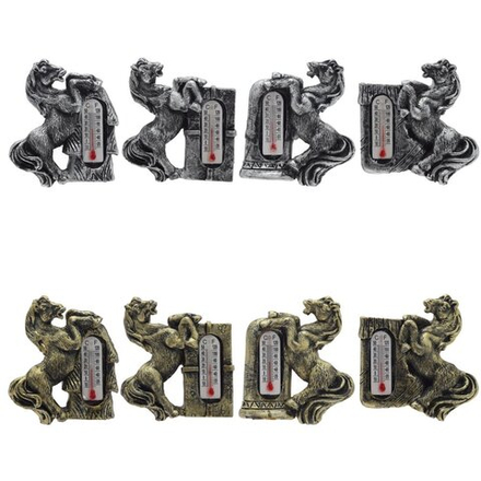 GAEM Магнит "Лошадка" с термометром, L5 W1,5 H5,5 см, 8в.