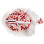 Снегурочка 35 см (без музыки) с отделением под конфеты/подарок, красная шуба