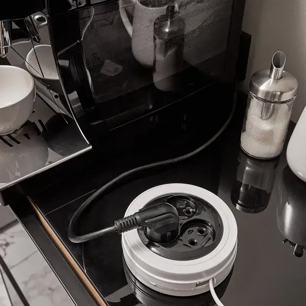 Удлинитель электрический рулетка PROconnect 3 гнезда 5 м, 2х0.75 мм, без заземления