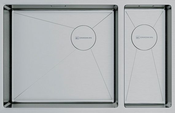 Кухонная мойка OMOIKIRI Taki 69-2-U/IF-IN-L Side(арт.4997049)