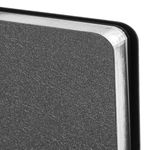 Ежедневник недатированный А5 138х213 мм BRAUBERG "Metallic", под кожу, 136 л., гибкий, серебряный, 113377