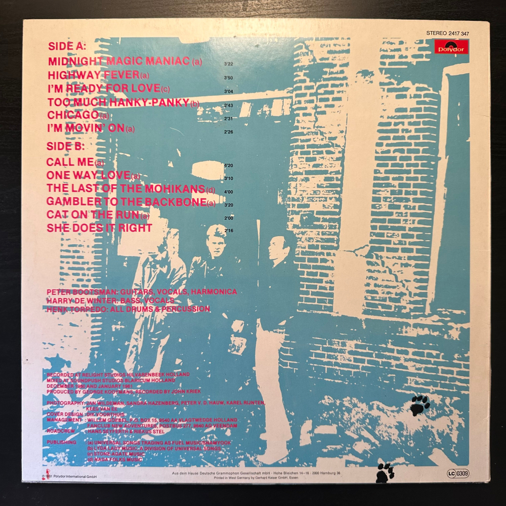 New Adventures - Wild Cats Moanin (Германия 1981г.)