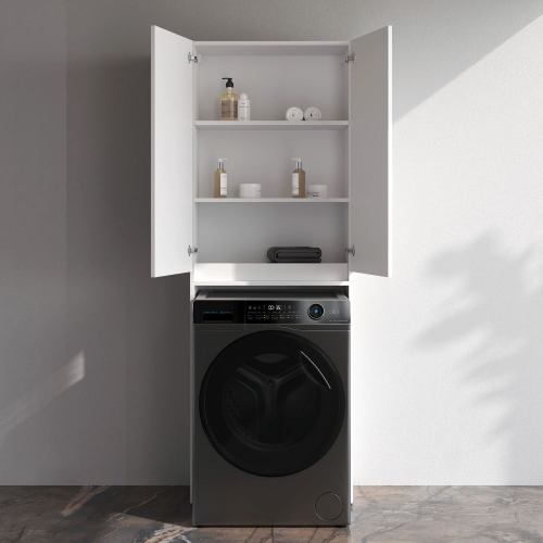 Шкаф над стиральной машиной с дверями, узкий, 65 см, белый AM.PM X-Joy M85CSX0652WG1