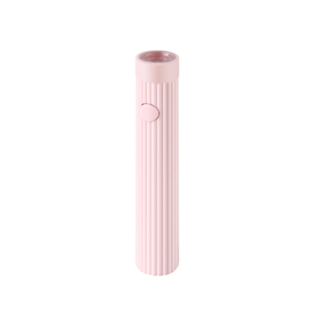 Ультрафиолетовый USB фонарик (ребристый)