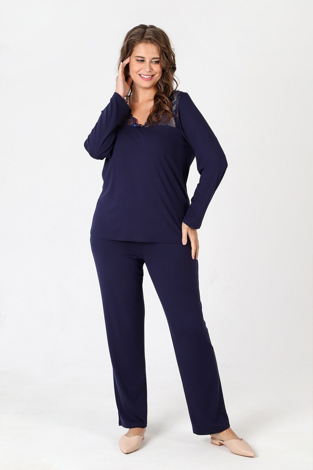 Пижама Миндаль-2 Виотекс ТЁМНО-СИНИЙ