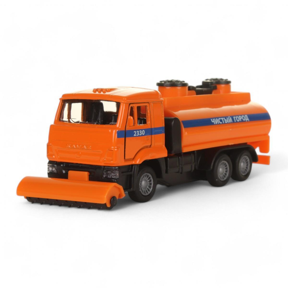 Модель ин. мет. "КамАЗ. Уборочная машина" 14см. открыв. двери, SB-16-74-B-WB (Технопарк)