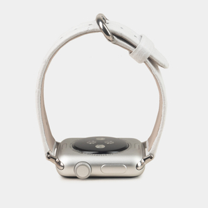 Ремешок для Apple Watch 40/41/42 mm из кожи страуса, белого цвета