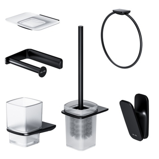 Набор аксессуаров для зоны красоты и туалета, черный AM.PM Inspire V2.0 AK50D1206B Черный