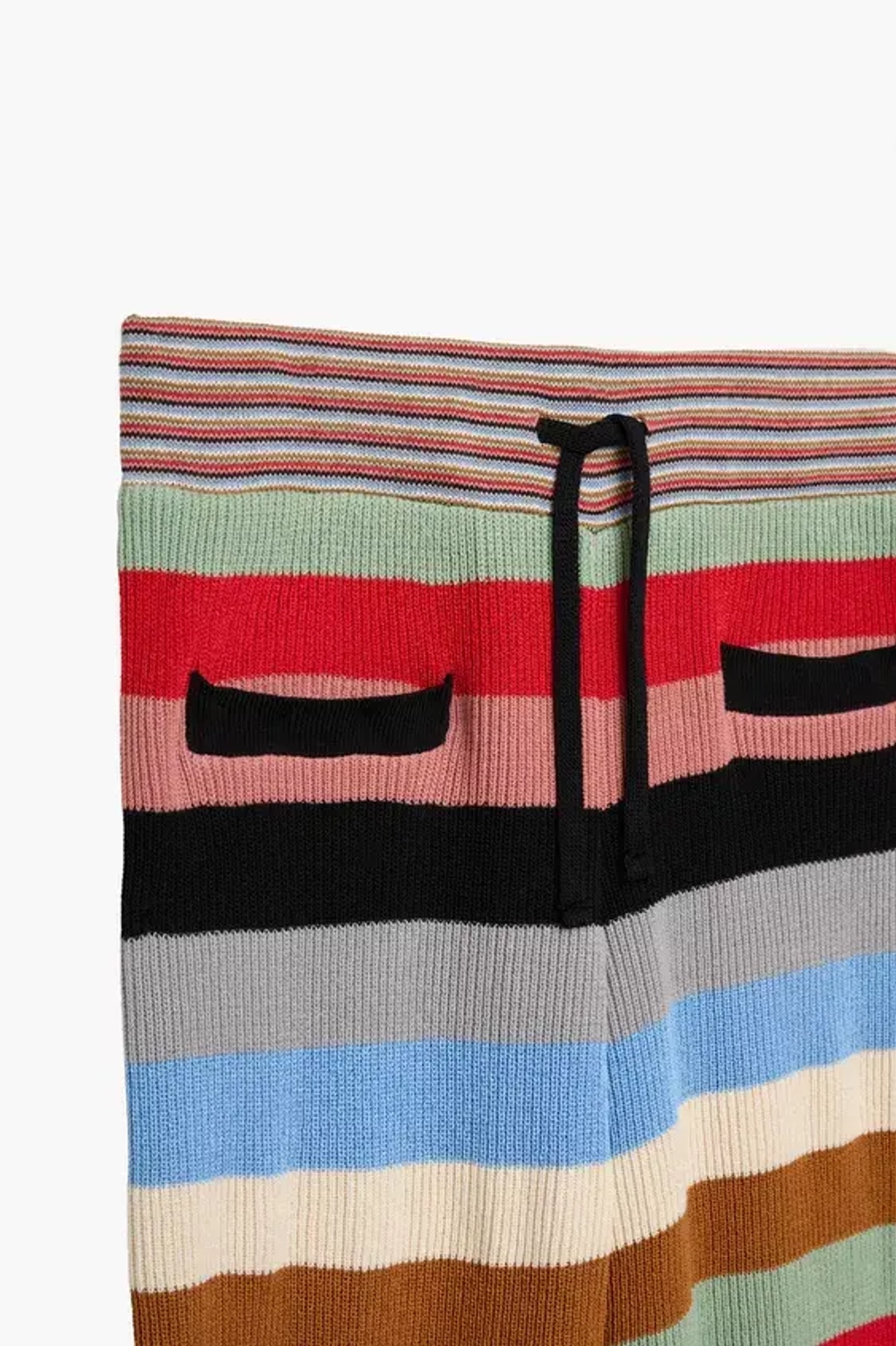 ZARA X STEFANO PILATI БРЮКИ ИЗ ТРИКОТАЖА В ПОЛОСКУ, РАЗНОЦВЕТНЫЙ