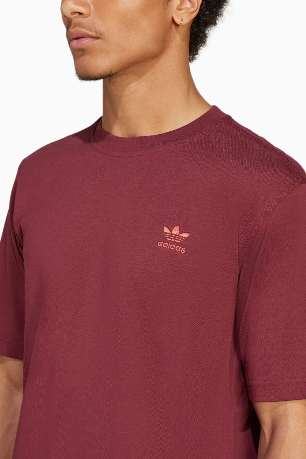 Футболка adidas Trefoil Essentials - бордовый