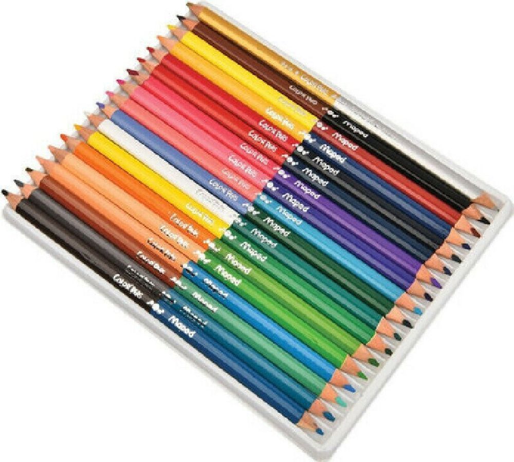 Карандаши акварельные ГАММА "Лицей", 36 цветов, заточенные, шестигранные, кисть, картонная упаковка, 221118_05