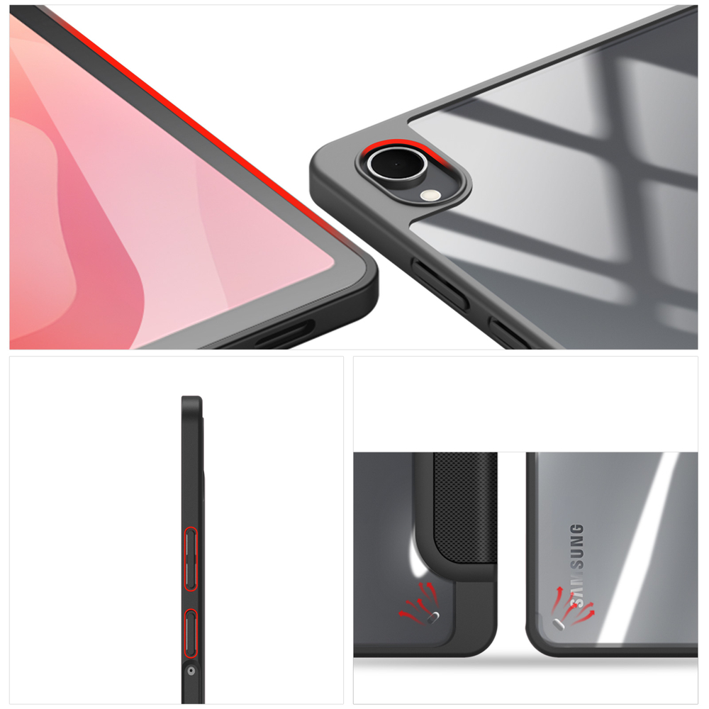 Чехол книжка черного цвета для планшета Samsung Galaxy Tab S11, серия Toby Series Case от Dux Ducis