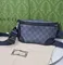 Поясная сумка GUCCI Belt Small GG Emblem, чёрный