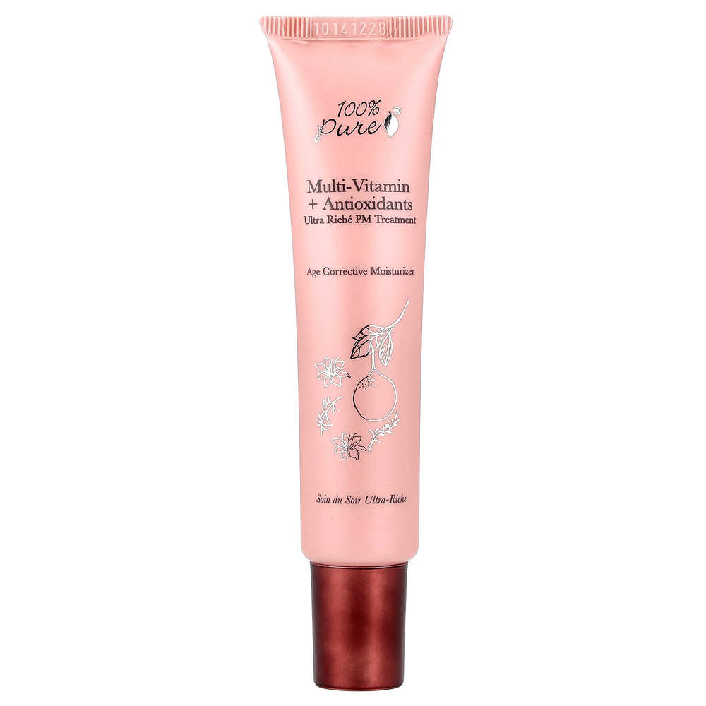 100% PURE, Ultra Riché PM Treatment, мультивитамины и антиоксиданты, 40 мл (1,4 жидк. унции)