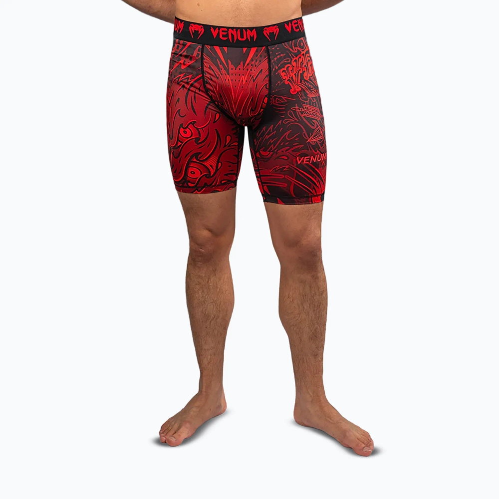 Шорты Venum Wolf Atak Muay Thai Shorts black/red