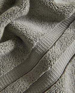 Zara Home - Очень мягкое двойное бордюрное банное полотенце, серый, 70х140 см