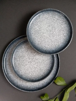 Тарелка с бортиками,Синий песок, диаметр 25,3 см - 6 шт.