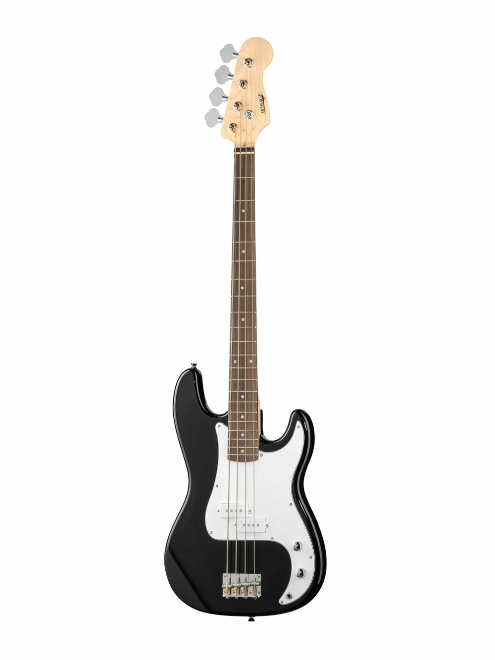 Homage HEB700BK Бас-гитара Precision Bass, мензура 846мм, корпус - дерево, гриф - клен, накладка грифа - палисандр, H, 1V+1T.