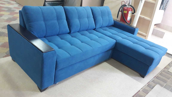 Угловой мини диван Комфорт с коробом (угол меняется )