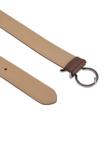 Кожаный ремень RE-LOCK Calvin Klein - коричневый(K60K610157)