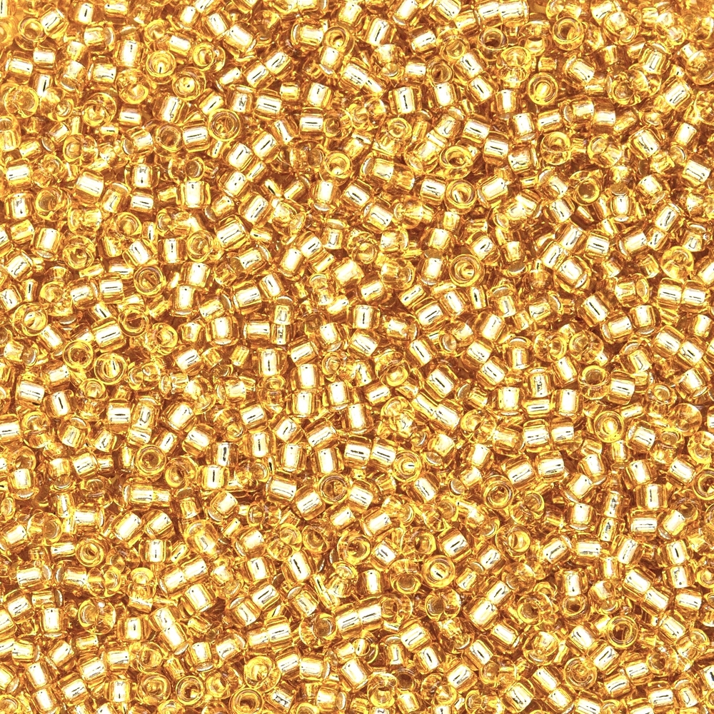 Японский бисер TOHO Round 15/0 (№22), с внутренним серебрением, прозрачный