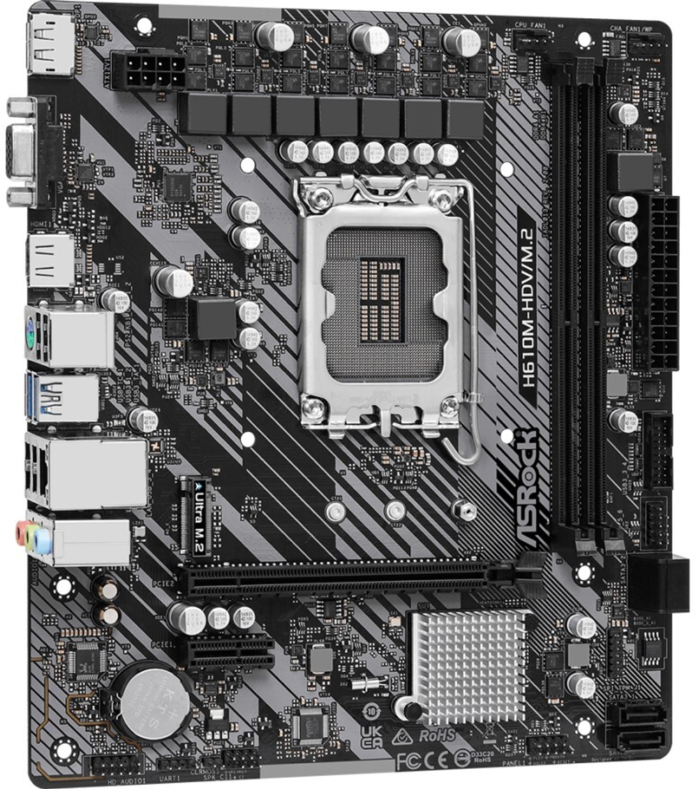 Материнская плата mATX ASRock H610M-HDV/M.2 R2.0