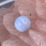 54642  Агат голубой Сапфирин Бусина 12,5мм