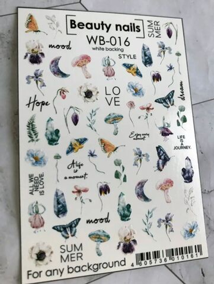 Слайдеры для маникюра/цвет/без фольги