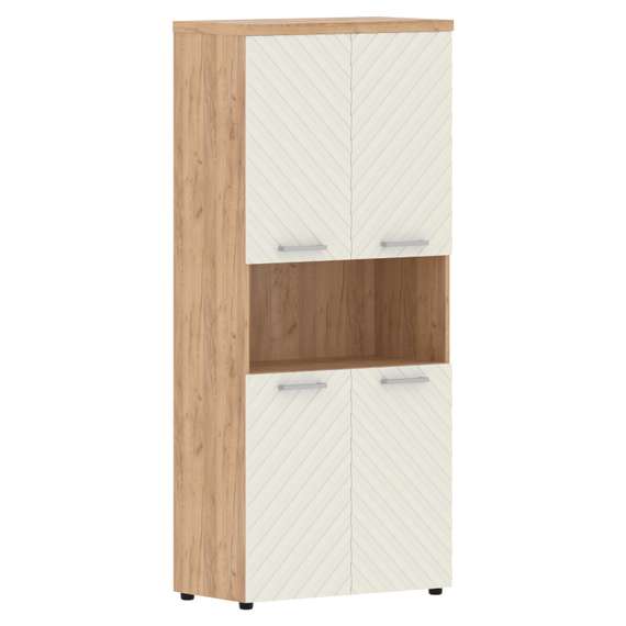 Шкаф с комплектами малых дверей и топом TLHC 85.4  856х450х1968 TORR LUX