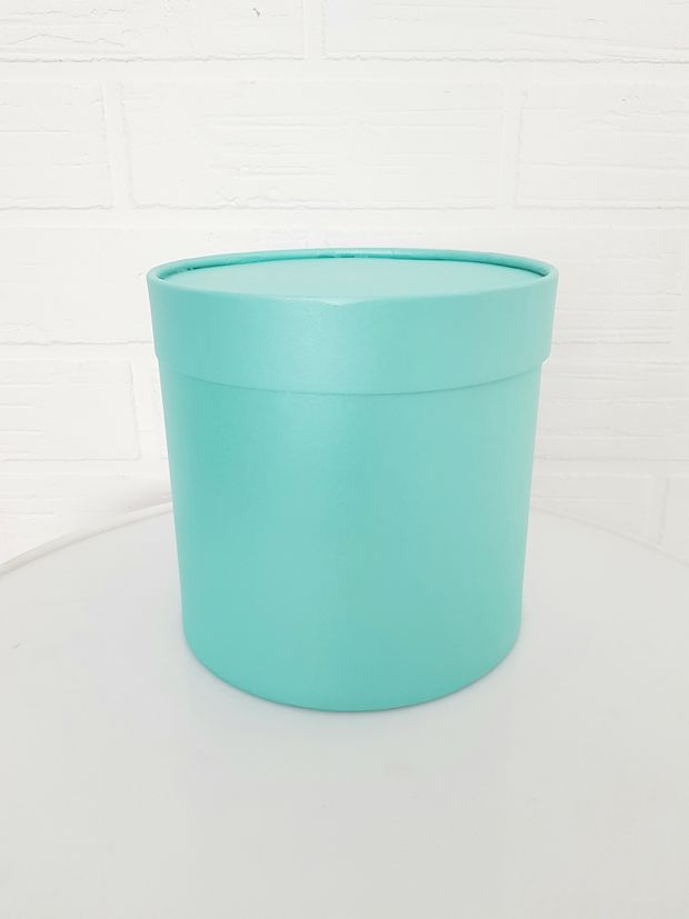 Коробка для цветов (цвет аквамарин)