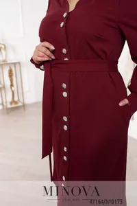 Платье 0173-бордо Minova