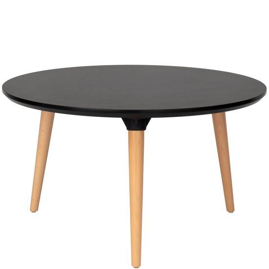 Журнальный столик Copine 80 см меламин черный | Купить в StoreForHome.ru