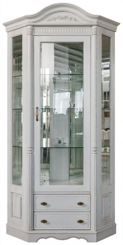 Шкаф-витрина угловая «Паола» БМ2.671.0.07(2115)