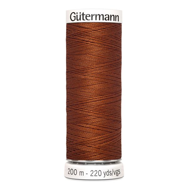 Нитки универсальные Gutermann Sew-all 100 (200 метров), 5 кат. | 934 коричнево-терракотовый