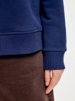 Свитер теплый с воротником свитшот