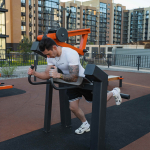 P-1810 Уличный тренажер Глют-машина (ягодицы) с переменной нагрузкой ZAVODSPORTA