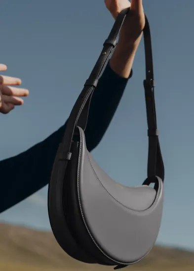 Polene Numero Dix из гладкой кожи