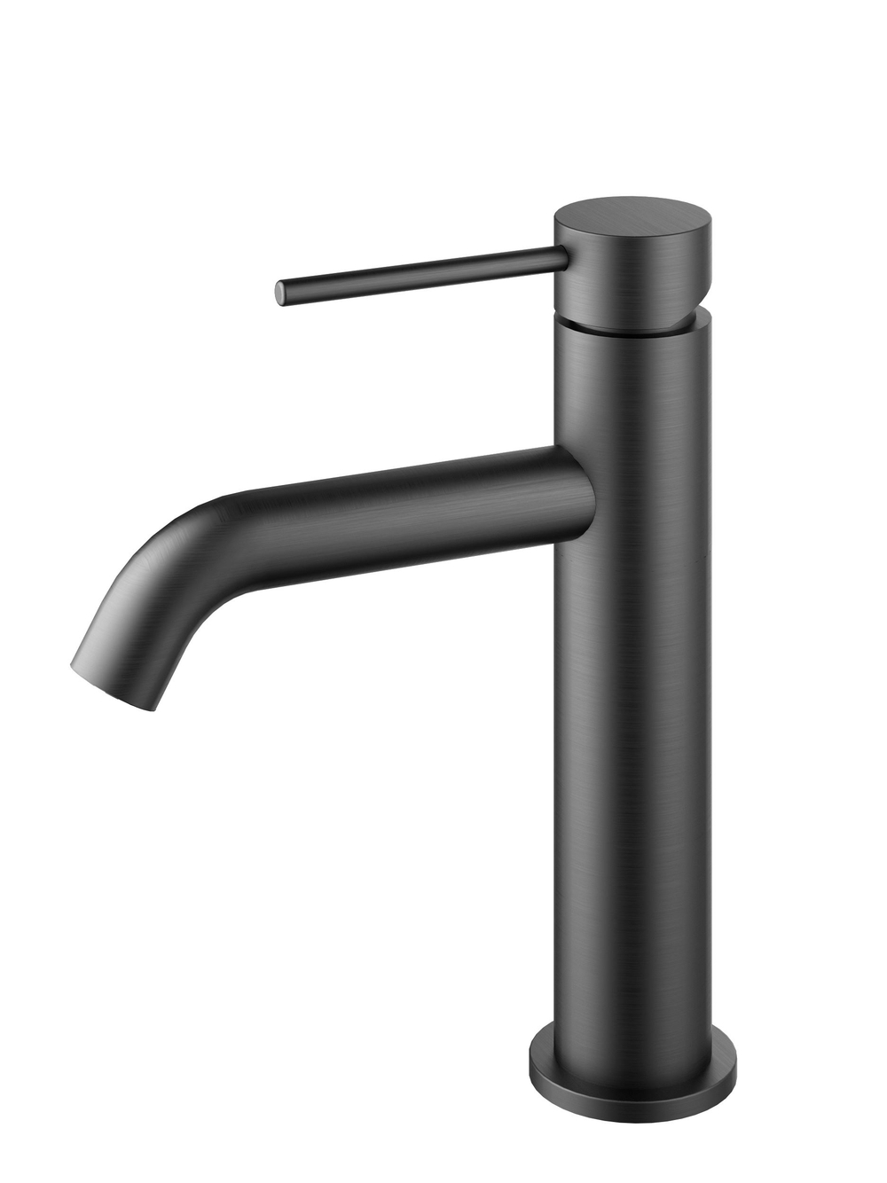 Смеситель для раковины Vincea City VBF-2C1GM однорычажный, вороненая сталь