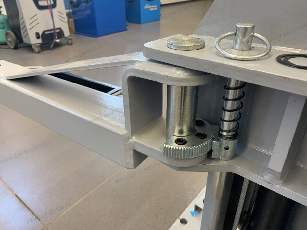 Двухстоечный автомобильный подъемник для автосервиса грузоподъемность 4500 кг RLP2-450U (серый)