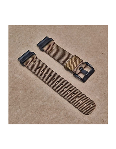 Ремешок тактический Tactix 22 мм. для Garmin нейлоновый быстросъемный на застежке (Коричневый)