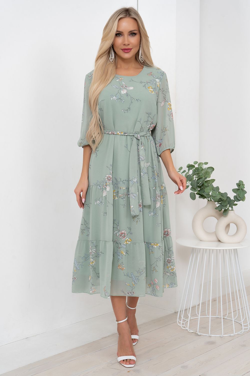 Платье Хелен (мята) Р11-1075/8 Nikol (Акция)