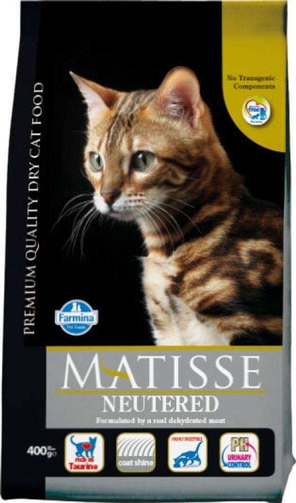 Сухой корм Farmina Matisse Neutered для стерилизованных кошек и кастрированных котов 400 г