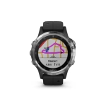Смарт-часы Garmin Fenix 5 Plus, серебристый, 010-01988-17