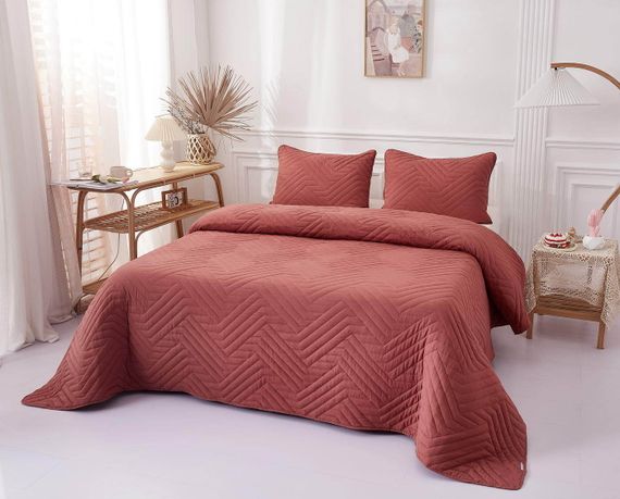 Мориц (терракот) Покрывало 160х220