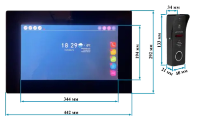 Dircode Vision T15 видеодомофон