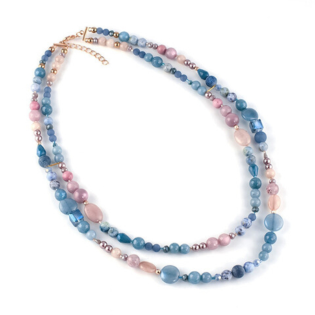 10117171 Колье Роман с камнем