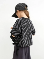 Футболка для девочки с принтом зебра