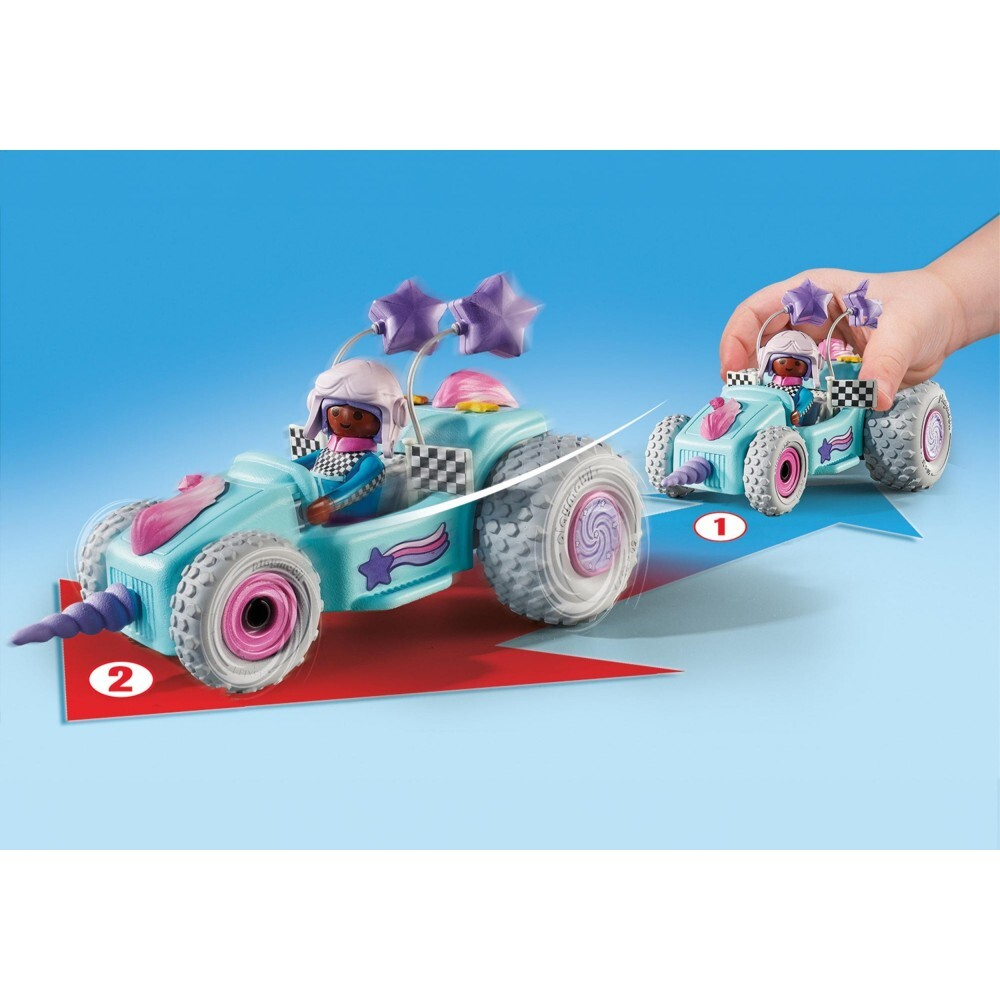 Playmobil - Funstars Racing: Unicorn Go-Kart 71635 / артикул   71635  / GTIN 4008789716354