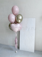 Фонтан шаров "Розовое сияние"